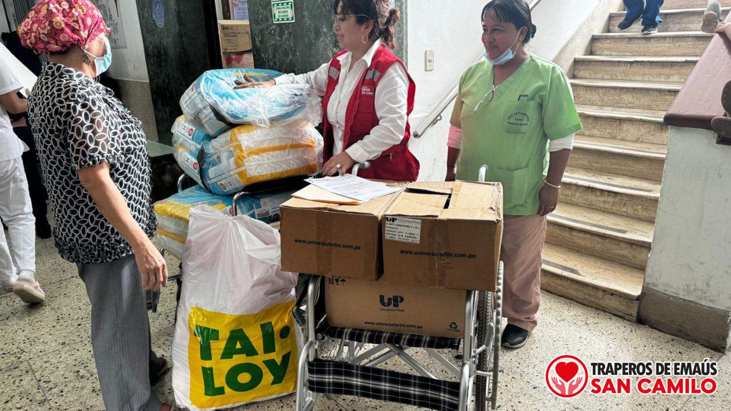 traperos de emaús que reciben